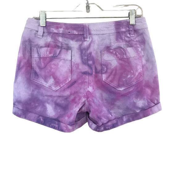 Ice Tie Dyed Watercolor Shorts Size Small Sz 4 - Picture 3 of 4
